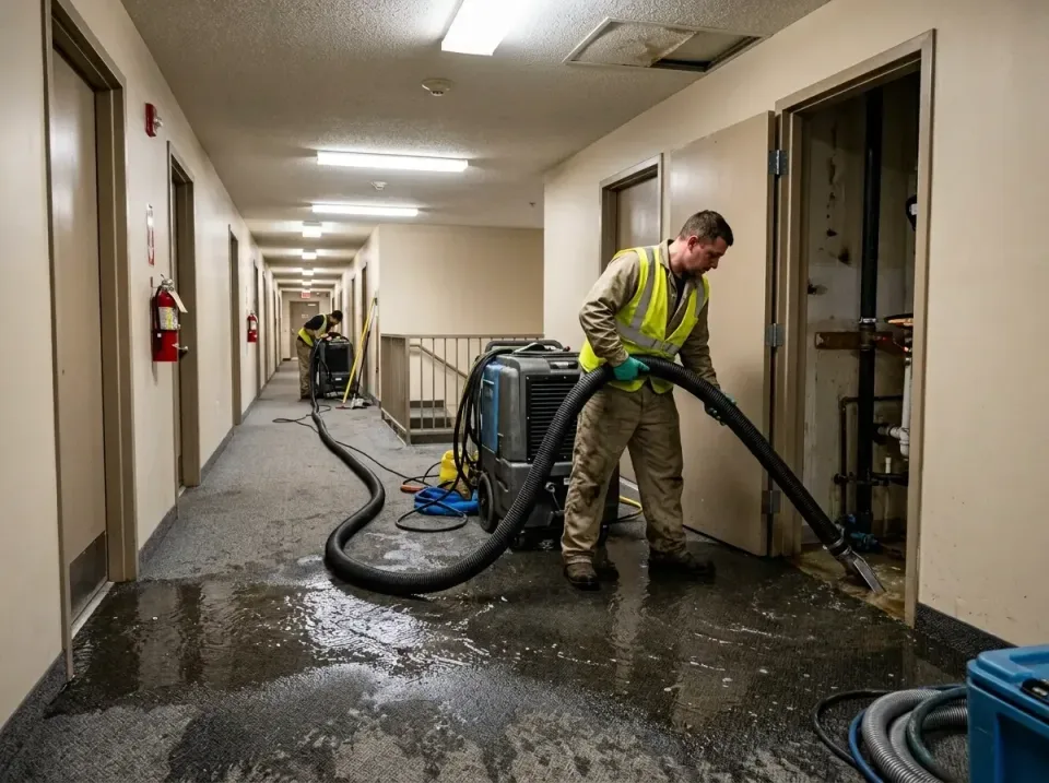 multi-unit-apartment-hallway-f-005 — frequently asked questions, Emergency Burst Pipe Water Extraction & Removal in Great No…